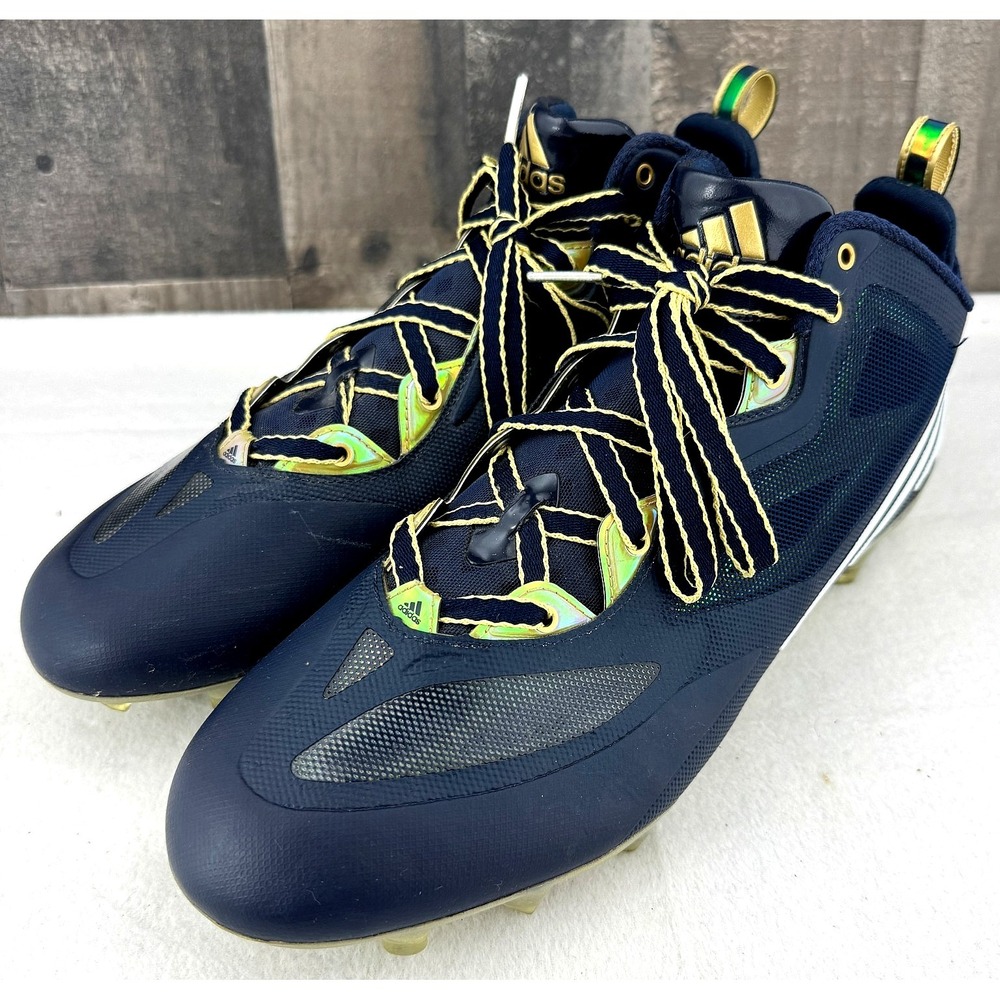 adidas RG3 RGIII Football Cleats Mens 12 C76199 Navy Gold Rare